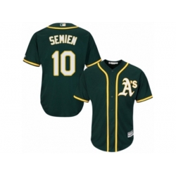 Oakland Athletics #10 Marcus Semien Replica Green Alternate 1 Cool Base MLB Jersey Oakland Athletics #10 Marcus Semien Replica Green Alternate 1 Cool Base MLB Jersey