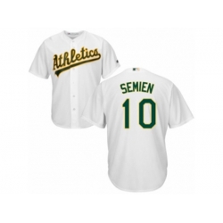 Oakland Athletics #10 Marcus Semien Replica White Home Cool Base MLB Jersey Oakland Athletics #10 Marcus Semien Replica White Home Cool Base MLB Jersey