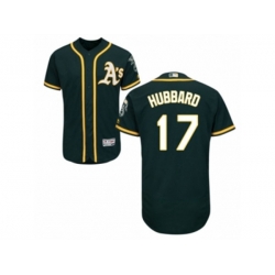 Oakland Athletics #17 Glenn Hubbard Green Flexbase Authentic Collection MLB Jersey Oakland Athletics #17 Glenn Hubbard Green Flexbase Authentic Collection MLB Jersey
