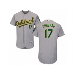 Oakland Athletics #17 Glenn Hubbard Grey Flexbase Authentic Collection MLB Jersey Oakland Athletics #17 Glenn Hubbard Grey Flexbase Authentic Collection MLB Jersey