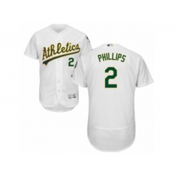 Oakland Athletics #2 Tony Phillips White Flexbase Authentic Collection MLB Jersey Oakland Athletics #2 Tony Phillips White Flexbase Authentic Collection MLB Jersey