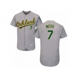 Oakland Athletics #7 Walt Weiss Grey Flexbase Authentic Collection MLB Jersey Oakland Athletics #7 Walt Weiss Grey Flexbase Authentic Collection MLB Jersey