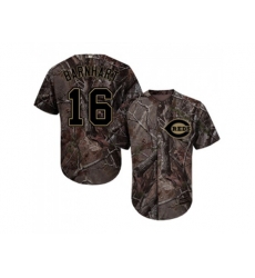 Cincinnati Reds #16 Tucker Barnhart Camo Realtree Collection Cool Base Stitched MLB Jersey