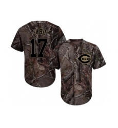 Cincinnati Reds #17 Chris Sabo Camo Realtree Collection Cool Base Stitched MLB Jersey