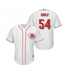 Cincinnati Reds #54 Sonny Gray Replica White Home Cool Base Baseball Jersey