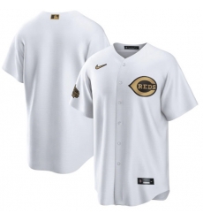 Cincinnati Reds Blank White 2022 All-Star Cool Base Stitched Baseball Jersey