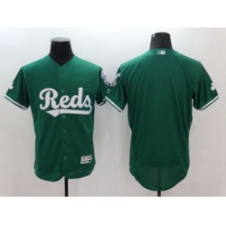 Cincinnati Reds blank Majestic Green Celtic Flexbase Authentic Collection Jersey