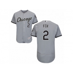 Chicago White Sox #2 Nellie Fox Grey Flexbase Authentic Collection MLB Jersey