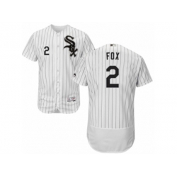 Chicago White Sox #2 Nellie Fox White Black Flexbase Authentic Collection MLB Jersey