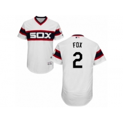 Chicago White Sox #2 Nellie Fox White Flexbase Authentic Collection MLB Jersey