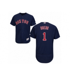 Boston Red Sox #1 Bobby Doerr Navy Blue Flexbase Authentic Collection MLB Jersey