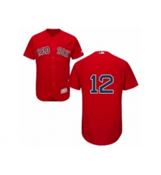 Boston Red Sox #12 Brock Holt Red Flexbase Authentic Collection MLB Jersey