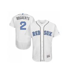 Boston Red Sox #2 Xander Bogaerts White Flexbase Authentic Collection Stitched Baseball Jersey