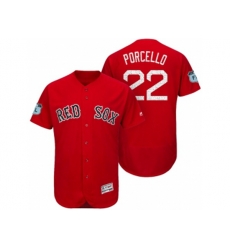 Boston Red Sox #22 Rick Porcello 2017 Spring Training Flex Base Authentic Collection Stitched Baseball Jersey