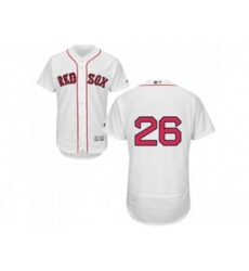 Boston Red Sox #26 Wade Boggs White Flexbase Authentic Collection Stitched Baseball Jersey