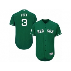 Boston Red Sox #3 Jimmie Foxx Green Celtic Flexbase Authentic Collection MLB Jersey