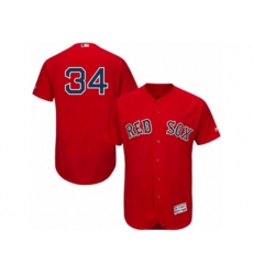 Boston Red Sox #34 David Ortiz Red Flexbase Authentic Collection MLB Jersey