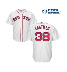 Boston Red Sox #38 Rusney Castillo Replica White Home Cool Base Baseball Jersey