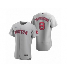 Boston Red Sox Carl Yastrzemski Nike Gray Authentic Road Jersey