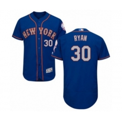 New York Mets #30 Nolan Ryan Royal Gray Flexbase Authentic Collection MLB Jersey New York Mets #30 Nolan Ryan Royal Gray Flexbase Authentic Collection MLB Jersey