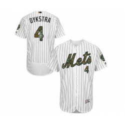 New York Mets #4 Lenny Dykstra Authentic White 2016 Memorial Day Fashion Flex Base MLB Jersey New York Mets #4 Lenny Dykstra Authentic White 2016 Memorial Day Fashion Flex Base MLB Jersey