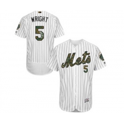 New York Mets #5 David Wright Authentic White 2016 Memorial Day Fashion Flex Base MLB Jersey New York Mets #5 David Wright Authentic White 2016 Memorial Day Fashion Flex Base MLB Jersey
