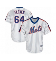 New York Mets Chris Flexen Replica White Alternate Cool Base Baseball Player Jersey