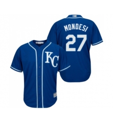 Kansas City Royals #27 Adalberto Mondesi Replica Blue Alternate 2 Cool Base Baseball Jersey