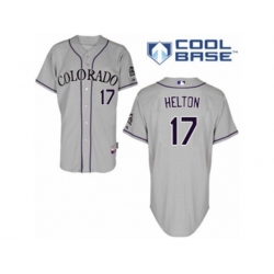 Colorado Rockies #17 Todd Helton Replica Grey Road Cool Base MLB Jersey Colorado Rockies #17 Todd Helton Replica Grey Road Cool Base MLB Jersey