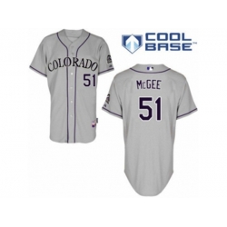 Colorado Rockies #51 Jake McGee Authentic Grey Road Cool Base MLB Jersey Colorado Rockies #51 Jake McGee Authentic Grey Road Cool Base MLB Jersey