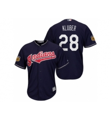 Cleveland Indians #28 Corey Kluber 2017 Spring Training Cool Base Stitched MLB Jersey