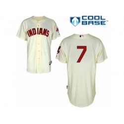 Cleveland Indians #7 Kenny Lofton Authentic Cream Alternate 2 Cool Base MLB Jersey