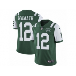 New York Jets #12 Joe Namath Vapor Untouchable Limited Green Team Color NFL Jersey