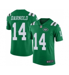New York Jets #14 Sam Darnold Limited Green Rush Vapor Untouchable Football Jersey