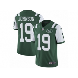 New York Jets #19 Keyshawn Johnson Vapor Untouchable Limited Green Team Color NFL Jersey