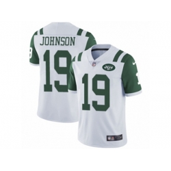 New York Jets #19 Keyshawn Johnson Vapor Untouchable Limited White NFL Jersey
