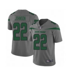 New York Jets #22 Trumaine Johnson Limited Gray Inverted Legend Football Jersey