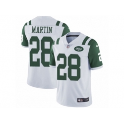 New York Jets #28 Curtis Martin Vapor Untouchable Limited White NFL Jersey