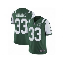 New York Jets #33 Jamal Adams Vapor Untouchable Limited Green Team Color NFL Jersey