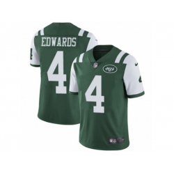 New York Jets #4 Lac Edwards Vapor Untouchable Limited Green Team Color NFL Jersey