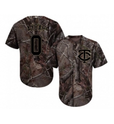 Minnesota Twins #0 Erick Aybar Authentic Camo Realtree Collection Flex Base Baseball Jersey