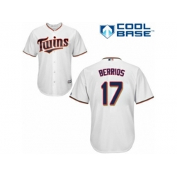 Minnesota Twins #17 Jose Berrios Authentic White Home Cool Base MLB Jersey
