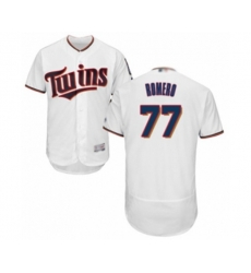 Minnesota Twins Fernando Romero White Home Flex Base Authentic Collection Baseball Player Jersey