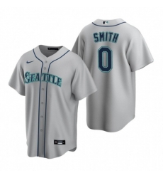 Nike Seattle Mariners #0 Mallex Smith Gray Road Stitched Baseball Jersey