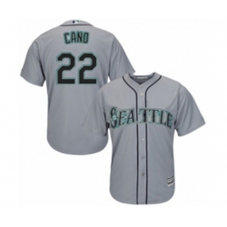 Seattle Mariners #22 Robinson Cano Majestic Gray Cool Base Player Jersey Seattle Mariners #22 Robinson Cano Majestic Gray Cool Base Player Jersey