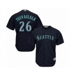 Seattle Mariners #26 Sam Tuivailala Authentic Navy Blue Alternate 2 Cool Base Baseball Player Jersey