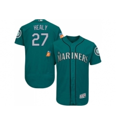 Seattle Mariners #27 Ryon Healy Green Flexbase Authentic Collection Stitched MLB Jersey