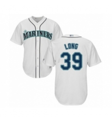 Seattle Mariners #39 Shed Long Authentic White Home Cool Base Baseball Player Jersey