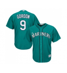 Seattle Mariners #9 Dee Gordon Replica Teal Green Alternate Cool Base Baseball Jersey