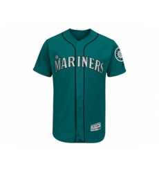 Seattle Mariners Majestic Alternate Blank Green Flex Base Authentic Collection Team Jersey